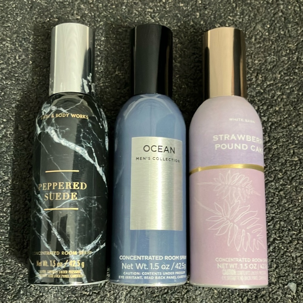 Bath and Body Set of 3 Room Scents